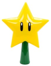 Nintendo Super Mario 9" Christmas Tree Topper Super Star Light Up LED Plug In