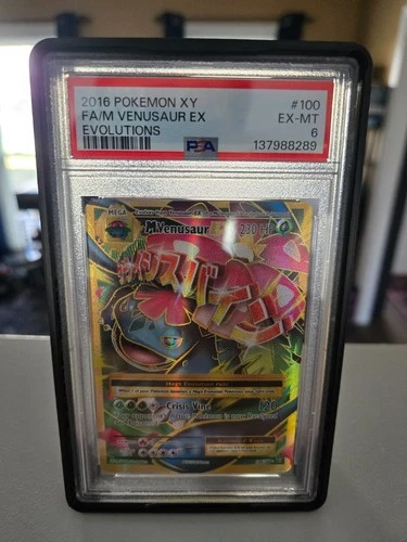 2016 pokemon xy FA/M Venusaur EX Evolutions EX-MT 6