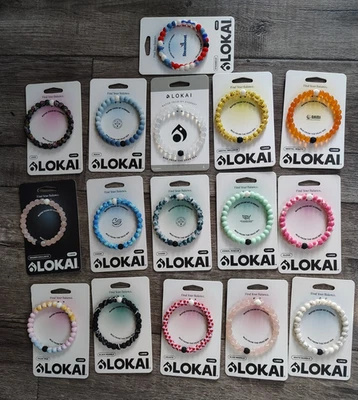 LOT OF 16 LOKAI BRACELETS WATER FROM MT. EVEREST MUD FROM THE DEAD SEA SIZE L - Image 1 of 4
