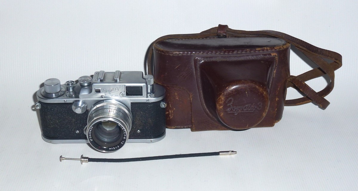 Zorki-3 Russian KMZ Rangefinder Leica copy camera 35mm Jupiter-8 2