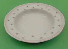 Westbury Court Stephanie Rim Soup Bowl Jessica McClintock Polka Dot Pink Rosebud