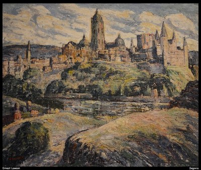 Ernest Lawson Segovia O 1 Vintage Kunstdruck Poster Wanddeko Design Akzent Prem