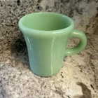 Fire King Oven Ware Jadeite Coffee Mug Thick Heavy C Handle Vintage