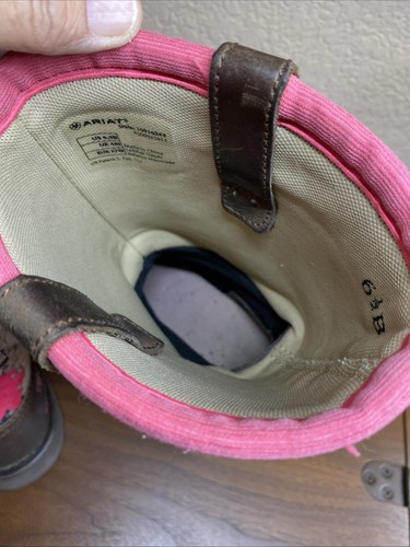 Ariat FatBaby Damen 6.5B Waterproof Camo Pink Leder Neopren Westernstiefel - Bild 14 von 20