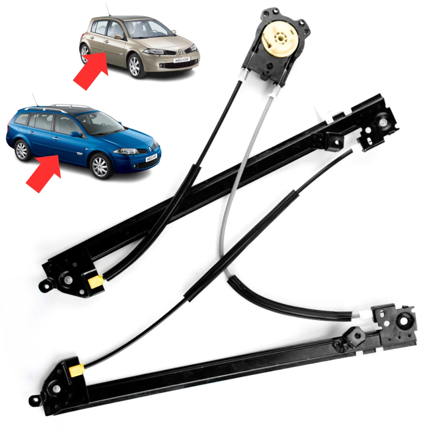 Lève-vitre avant droite Megane 2 mécanisme passager électrique 8200325135