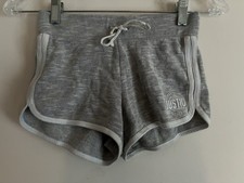 Justice Kids Girls Dept. Of Athletics Cotton Blend Dolphin Shorts Heather Gray 8