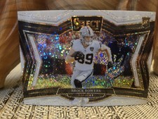 2024 Select White Sparkle Brock Bowers Rookie Prizm Field Level #471 Raiders RC