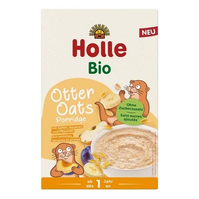 Bio-Porridge - Otter Oats mit Äpfeln, Bananen & Pflaumen 200g | HOLLE BABYFOOD