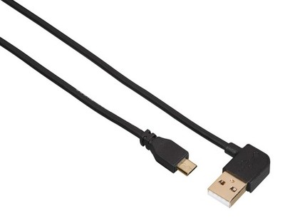 Hama Lade-Kabel Daten-Kabel Micro-USB 0,5m Kurz Gold Adapter Verbindungskabel