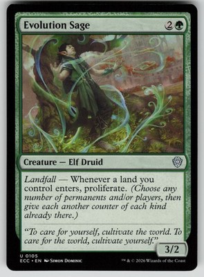 Evolution Sage Normal U Commander: Lorwyn Eclipsed 105 NM