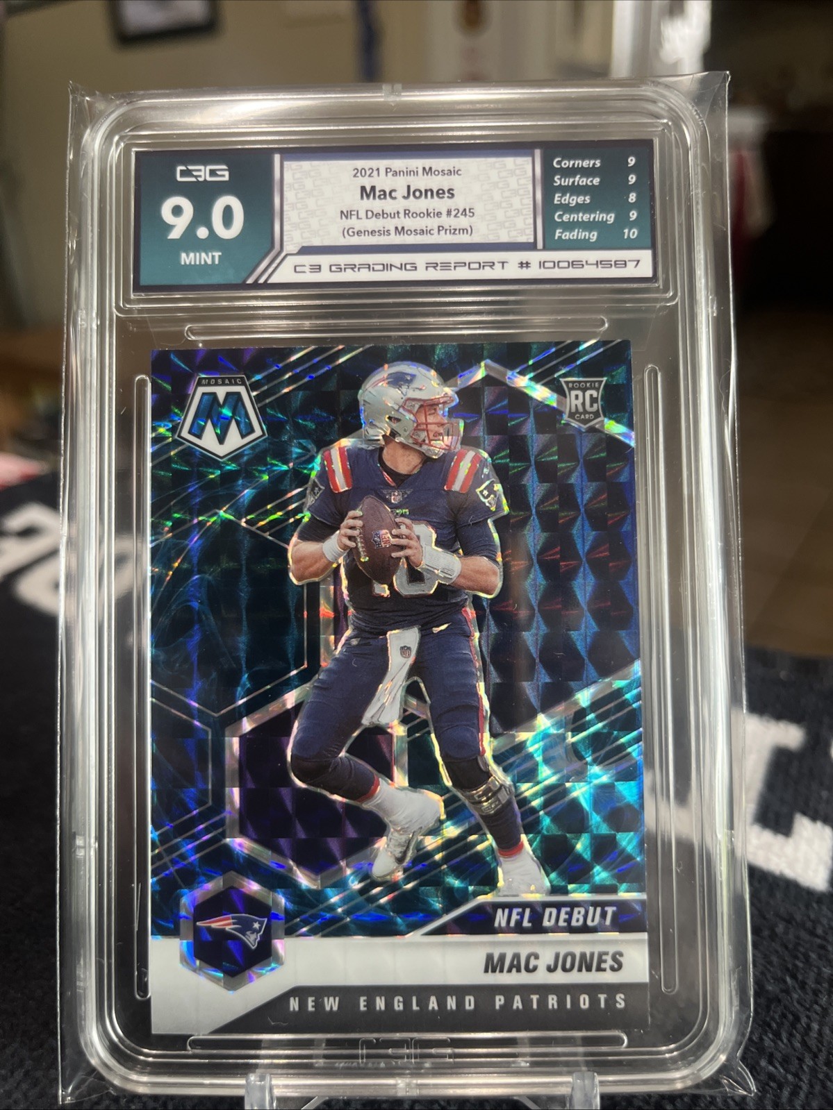 2021 Panini Mosaic - NFL Debut Mac Jones Genesis Mosaic Prizm (RC) CASE HIT 💥