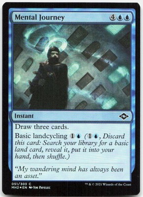 Mental Journey 51 Common Modern Horizons 2 Magic: The Gathering Foil Near Mint