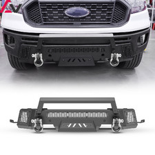Steel Front Bumper Bull Bar Wled Pod Lights 2019-2023 For Ford Ranger