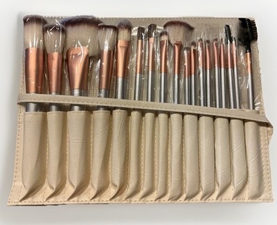 Premium Makeup Pinsel Set Gesicht und Auge Kunstpinsel 18 Teile 