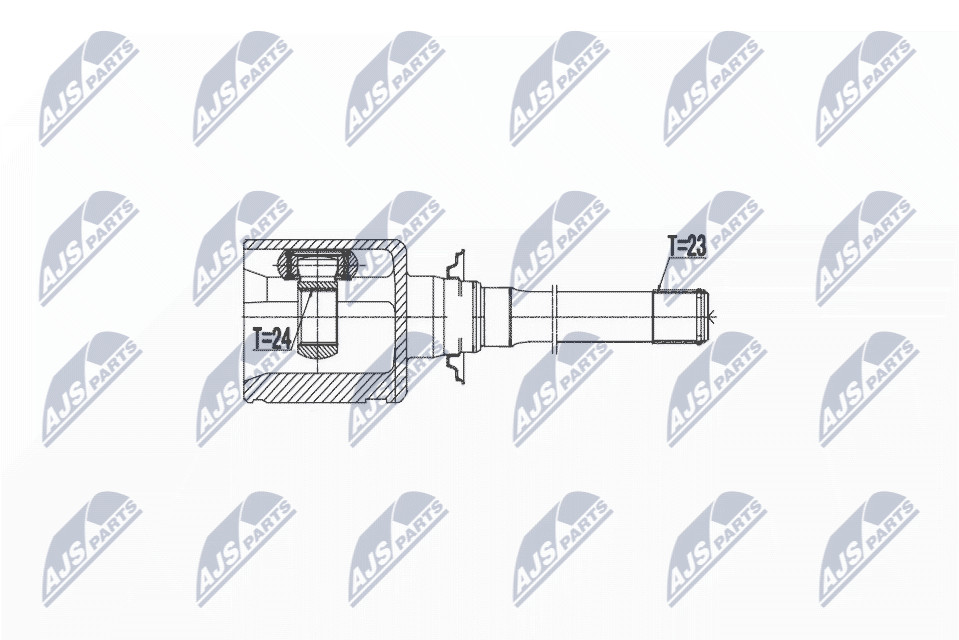 Inner Cv Joint For Toyota Highlander 3.5 4Wd 07- /Front,Right/ - Image 8