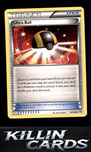 Ultra Ball 93/108 Pokemon Uncommon XY - Roaring Skies Card LP