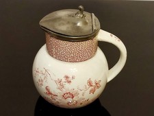Antique Staffordshire England Pink/Red Floral...