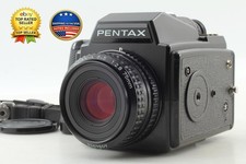 N MINT Pentax 645 Medium Format Film Camera SMC A 75mm f2.8 Lens 120 Back JAPAN