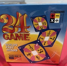 24 Game Fractions Edition Fun Educational Homeschool Math Game Sealed