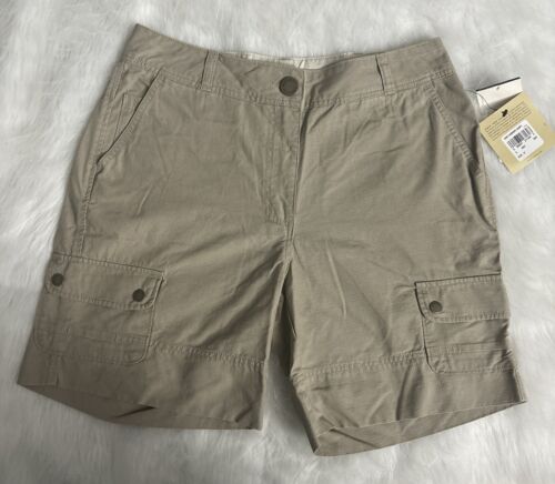 NWT Woolrich FAIRHOPE Women’s Khaki Shorts Size 10 100% Cotton 3531 FREE SHIP￼ - Picture 1 of 14