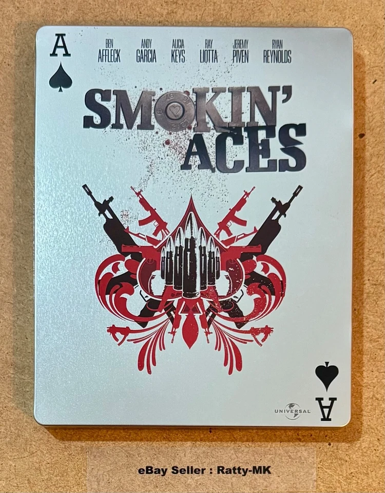 SMOKIN' ACES - GERMAN IMPORT BLU RAY STEELBOOK (SEE DESCRIPTION) - Image 2 of 4