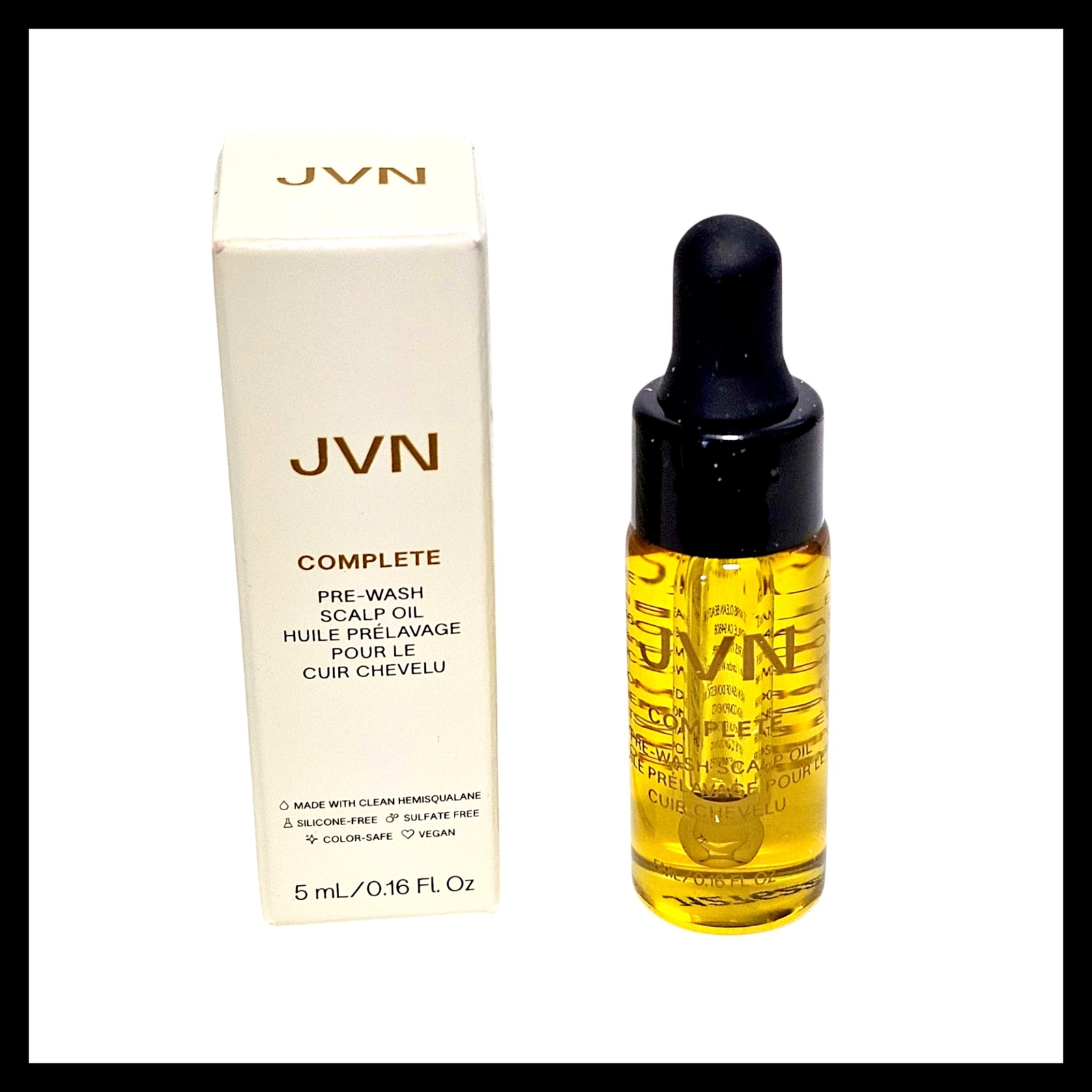 JVN Complete Pre wash Scalp Oil 0.17 FL. OZ. / 5mL Mini Travel Size Free Ship
