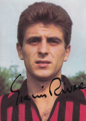Gianni Rivera - Aral Card 1960s/70s - Original Signed