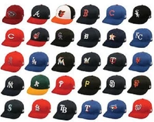 MLB Adult Cotton Twill Raised Replica Baseball Hat 300 Select Team From Drop Dow