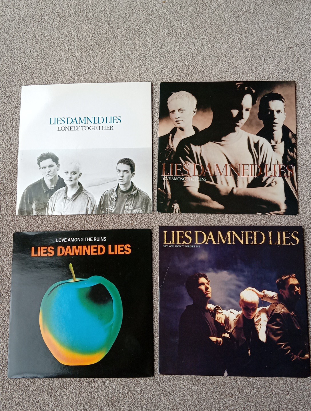 Lies Damned Lies  4  7""  Vinyl Singles  - Love Among the Ruins, Lonely Together