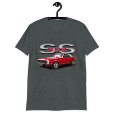 1968 Red Camaro SS 502 Muscle Car Owner Gift Short-Sleeve Unisex T-Shirt