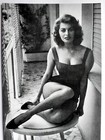 Art Postcard vintage photo film stars Sophia Loren 1950's photography