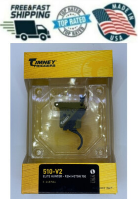 TIMNEY 510-V2 TRIGGER REMINGTON 700 W/ SAFETY 2-4LBS PULL ADJUSTABLE RIGHT HAND