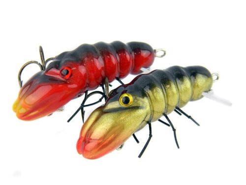 Microbait River Crayfish 33mm 2,5g Neutral handmade topwater lure Pike Trout - Picture 1 of 5
