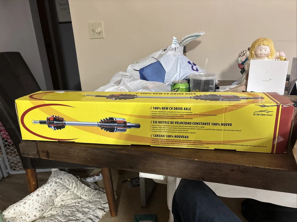 Conjunto de eje CV de perno de transmisión delantero izquierdo para Mazda 626 1983-1987 36JPVN Foto 2 de 3