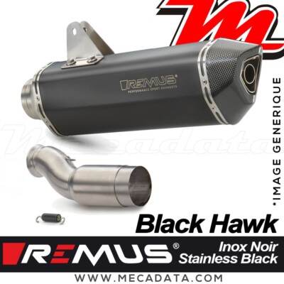 Remus BlackHawk Auspuff Endschalldämpfer Edelstahl schwarz Race GASGAS SM/ES 700 2023