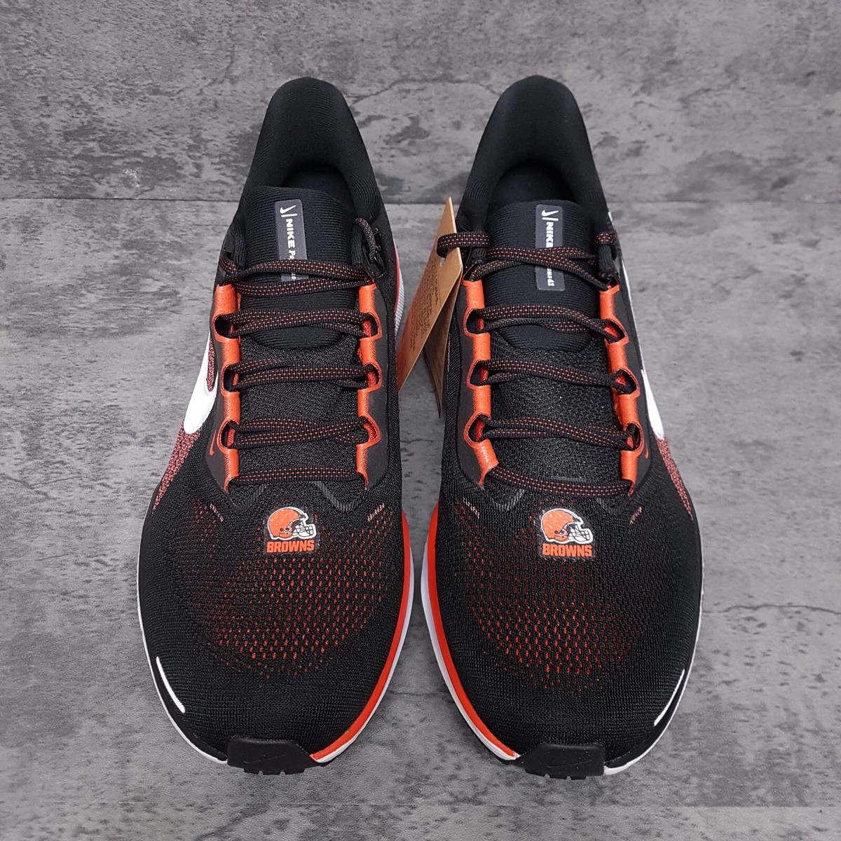 Nike Zoom Pegasus 41 Cleveland Browns Black Team Orange Men\'s Sz 9 FZ5075-001 NIKE Air Zoom Pegasus 41 Cleveland Browns Mens 14 Black  main image 2