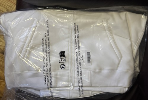 Sudadera con Capucha SUPREME Blanca Gore-Tex Cremallera Windstopper *FW23 NUEVA CON ETIQUETAS SIN ABRIR - Imagen 2 de 4