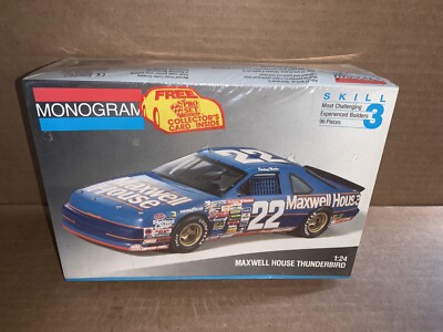 Vintage Monogram Maxwell House Thunderbird Race Car Model 1:24 Scale #2942