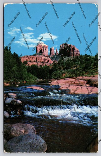 Vintage Postcard 1955 Courthouse Rock Oak Creek Canyon Arizona