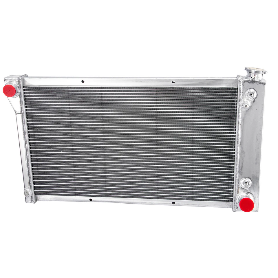 4 Row Radiator Fit 1967-1972 69 Chevy C10 C20 C30 K10 K20 GMC C2500 K3500 Pickup Foto 4 de 4