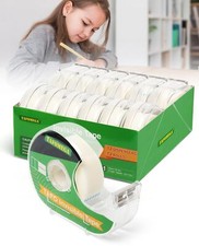 Clear Tape Invisible Tape Rolls-12 Packs Gift Wrap Tape Frosted Writable Invi...