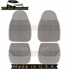 1994-1997 Ford F150 XLT Driver Top/Bottom Cloth seat Covers Gray