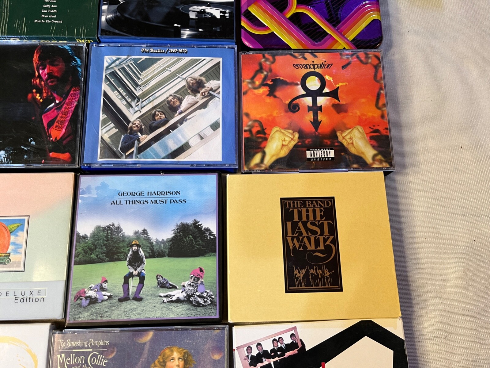 MIXED LOT OF 16 ROCK BOX SETS Music CD'S BEATLES YARDBIRDS STONES