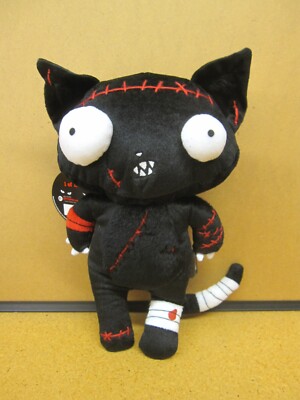 Emily the Strange Black Zombie Kitty Plush - NEW Rare Limited to