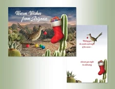 LPG PERFORMING ARTS BOXED CHRISTMAS CARD SET Warm Wishes Arizona Set of 18 ca...