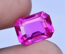 RARE Natural Mogok Pink Ruby 9.40 Ct Emerald Certified Flawless Loose Gemstone