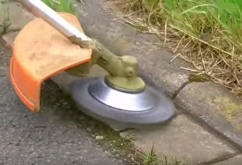 Spazzola Per Erbacce 150mm In Acciaio Con Kit Fissaggio Per Decespugliatore