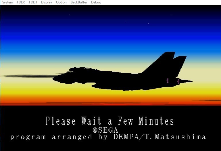 X68000 After Burner Disk only Not Tested image file is