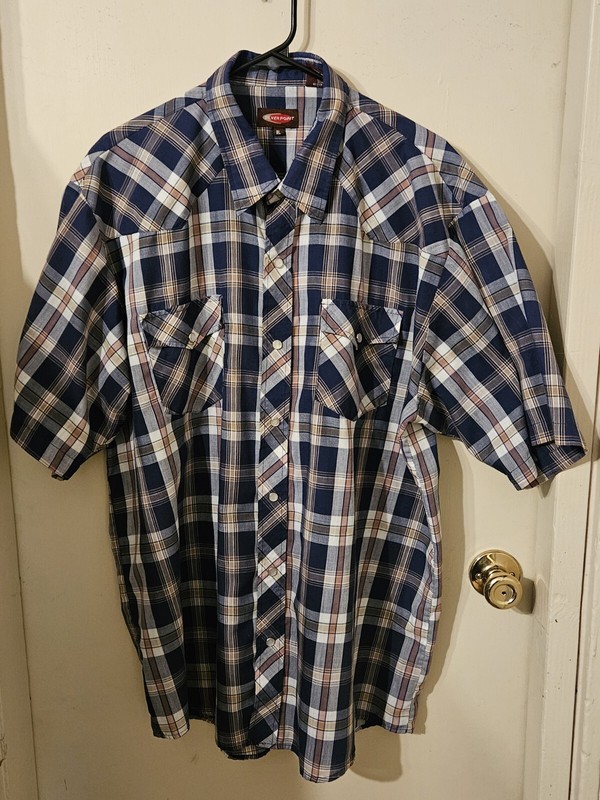 Vintage Silverpoint Shirt Mens XLarge Button Down - Country Western - Used!