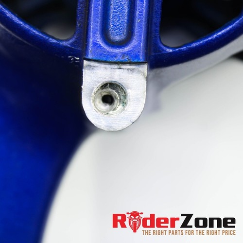 2008 2009 SUZUKI GSXR600 GSXR750 FRONT WHEEL BLUE RIM STRAIGHT MICHELIN TIRE - Picture 2 of 14